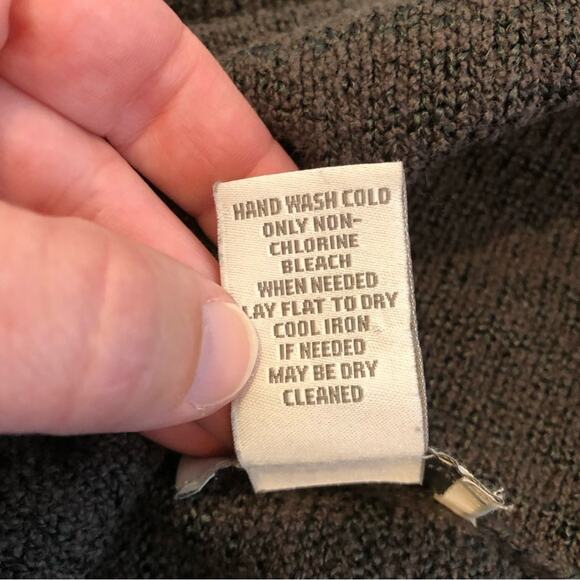 Soft Surroundings mocha brown cowl neck sweater tunic size Petite Large / XL - Picture 14 of 15